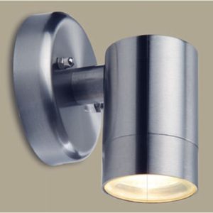LUTEC RADO STAINLESS STEEL WALL LIGHT