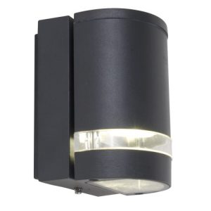 LUTEC FOCUS DARK GREY WALL LIGHT