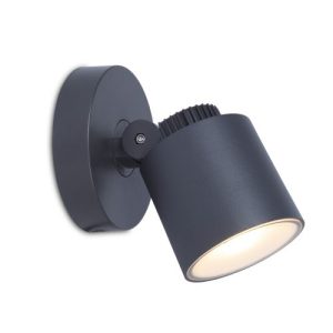 LUTEC EXPLORER DARK GREY WALL LIGHT