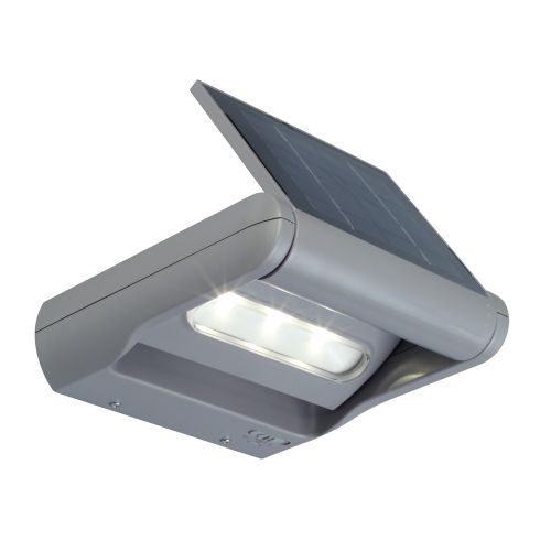 LUTEC MINI LEDSPOT (SOLAR) SILVER SOLAR LIGHT