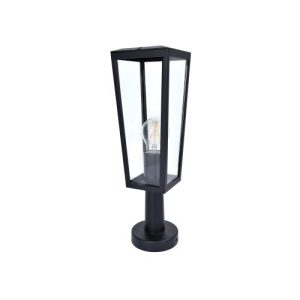 LUTEC PINE BLACK PEDESTAL