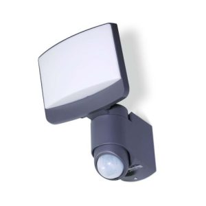 LUTEC SUNSHINE DARK GREY WALL LIGHT