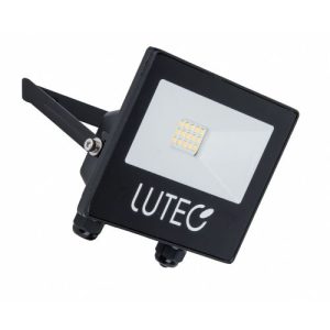 LUTEC TEC10 (NO LOUVRE) BLACK WALL LIGHT