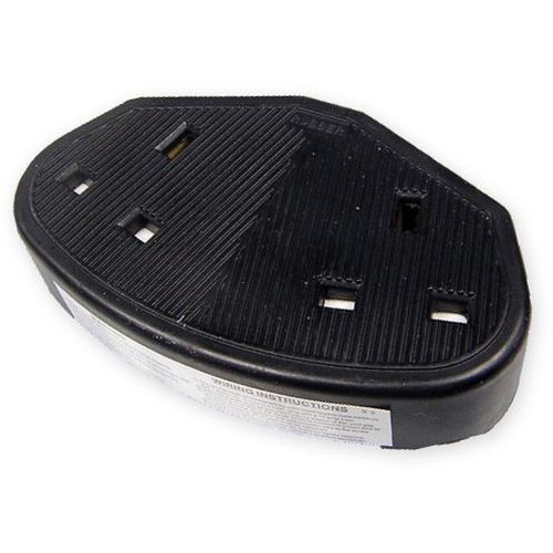 2G 13A RUBBER TRAILING SOCKET BLACK (RS002/BLK)