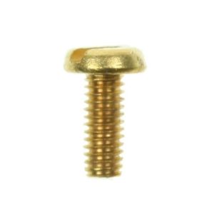 M4 X 10MM BRASS PAN HEAD SCREWS(PER 100)