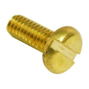 M4 X 12MM BRASS PAN SCREWS