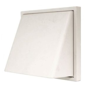 MANROSE WHITE WATERPROOF GRILL WITH DAMPER