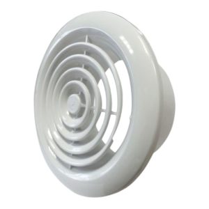 MANROSE 5IN ROUND WHITE GRILL