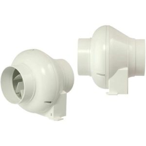 MANROSE 4" IN-LINE FAN INC TIMER & BRACKET