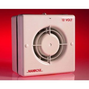MANROSE 4" LOW VOLTAGE WINDOW FAN