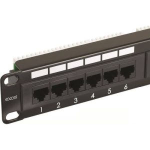 EXCEL RJ45 CAT6E MODULE 50X25MM (4002-0002-20)