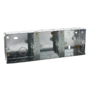3G (3X1G) 35MM FLUSH TRIPLE METAL BOX