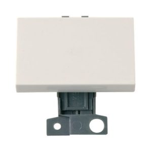 CLICK MINIGRID MOULDED MODULES 10AX 2 WAY LARGE BUTTON SWITCH MODULE