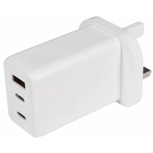 MERCURY 65W HIGH POWERED USB A & 2 X USB C PORT PLUG