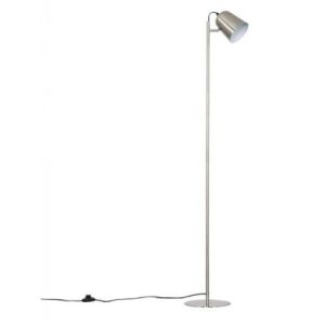 ALYSHA SATIN NICKEL MODERN SKANDI FLOOR LAMP