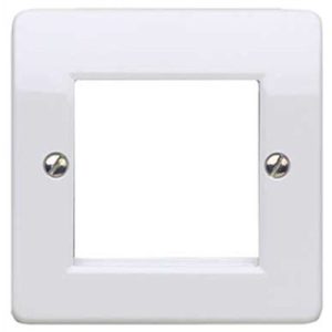 MK 1G 2-MODULE EURO DATA FRONTPLATE