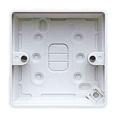 MK LOGIC PLUS 1G SURFACE BOX 32MM