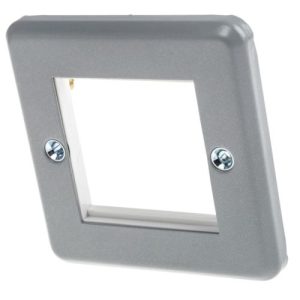 MK 1G EURO MOD FACEPLATE BRUSHED STEEL