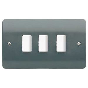 MK GRID 3G COVER PLATE GRAPHITE