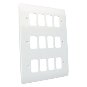 MK GRID 12G COVER PLATE