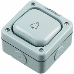 MK 10A MASTERSEAL PLUS IP66 GREY 'PRESS' SWITCH