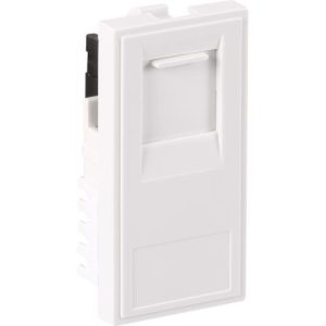 MK 1-MOD RJ45 EURO OUTLET (22 X 37MM)