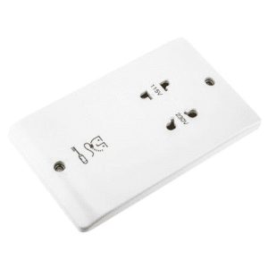 MK 115/230V SHAVER SKT. + TRANSFORMER