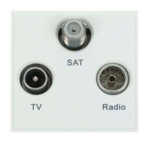 CLICK NEW MEDIA MATT DOUBLE MEDIA MODULES TRIPLEX TV RADIO & SAT MATT WH