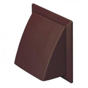 150MM COWLED OUTLET BROWN