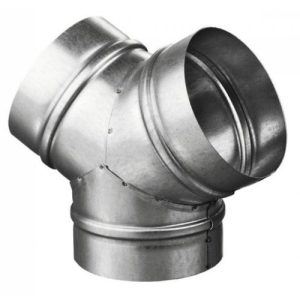 125MM GALV STEEL 'Y'-PIECE CONNECTOR