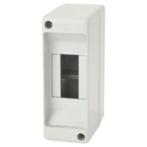 2-MODULE IP20 PLASTIC ENCLOSURE