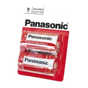 PANASONIC ZINC D/R20 2PK 1.5V BATT (12)