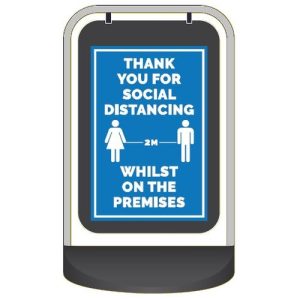 FREE STANDING SWINGER 2000 POSTER HOLDER