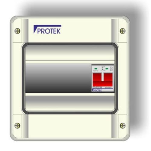 PROTEK 6-WAY INSULATED IP65 CONSUMER UNIT100A D/POLE INCOMER