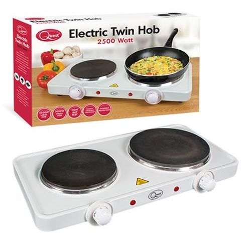 QUEST DOUBLE HOT PLATE - 2500 WATT