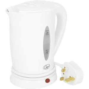 0.5LTR WHITE TRAVEL KETTLE