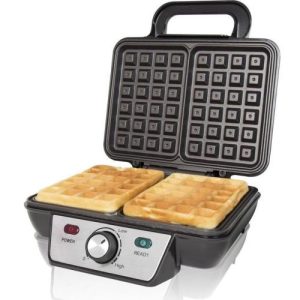 2 SLICE STAINLESS STEEL WAFFLE MAKER