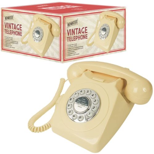 BENROSS RETRO CREAM TELEPHONE