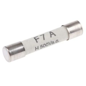 7A 6.3 X 32MM QUICK BLOW CERAMIC FUSE (EACH)
