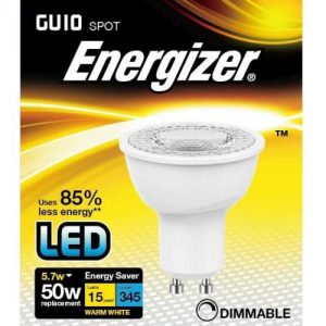 ENERGIZER LED GU10 3.6W=345L=50W WW DIM