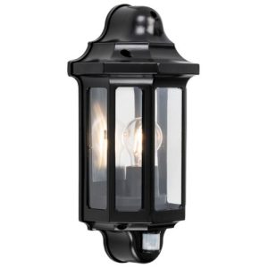 SAXBY TRADITIONAL PIR HALF LANTERN IP44 60W