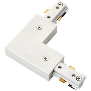 SAXBY TRACK L CONNECTOR WHITE ABS PLASTIC