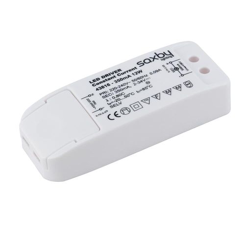 SAXBY LED DRIVER CONSTANT CURRENT 12W 350MA