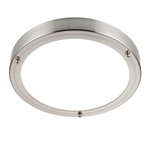 SAXBY PORTICO LED SATIN NICKEL IP44 9W