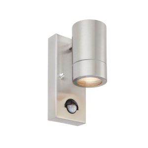 SAXBY PALIN DOWNLIGHT+PIR BRUSHED STAINLESS STEEL