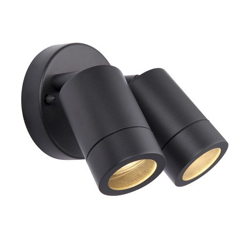 SAXBY PALIN ANTHRACITE GREY IP44 TWIN WALL SPOT