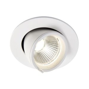 SAXBY AXIAL 15W ROUND C/W ADJUSTABLE WH DOWNLIGHT