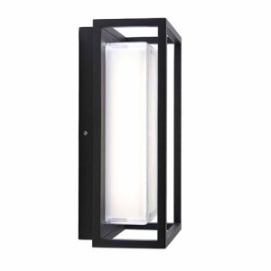 SAXBY ARLOW IP44 10.8W COOL WHITE WALL LIGHT