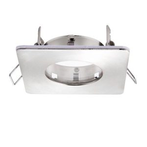 SAXBY SPECULO SQUARE IP65 50W BRUSHED CHROME