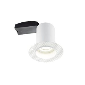 SAXBY RAVEL TRIMLESS 50W FIRE RATED PLASTER IN DOWNLIGHT